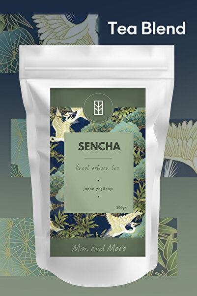 Mim and More Sencha Tea - Saf Japon Yeşil Çayı, 100 gr