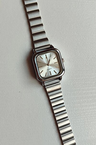 mylove Retro Lilian Square Watch Silver 0104