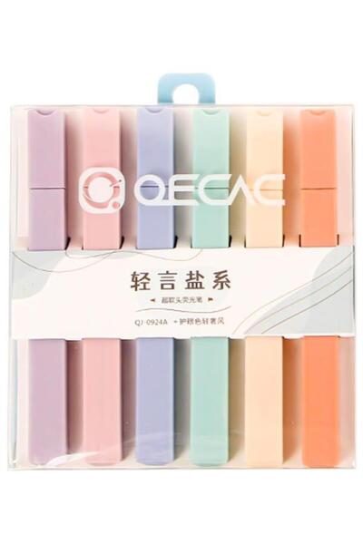 Temel مجموعة من 6 أقلام تلوين شعرية QJ0924A