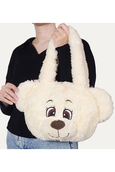 Bora Toys Pabtex Cute Bear Plush Shoulder Bag
