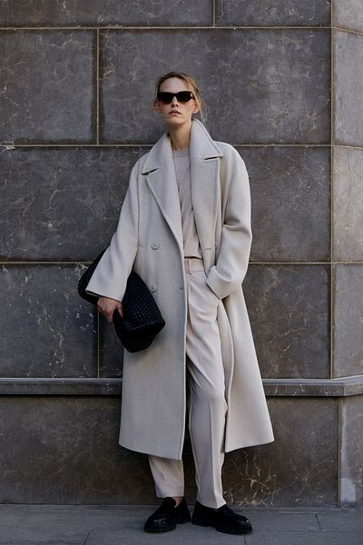 Lufian Beige Women's Coat - Burnıe
