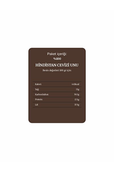 KAT KATKISIZ Glütensiz Hindistan Cevizi Unu 250gr