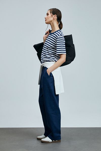 Lufian Tricou din bumbac pentru femei Fobos, albastru bleumarin