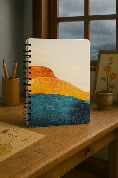 Apeirona | Limitless Art Σημειωματάριο - Bullet Journal |   Διακεκομμένο |   Α5 |   Σπιράλ από χάλυβα |   90 Σελίδες |   Κάλυμμα από σκληρό χαρτόνι