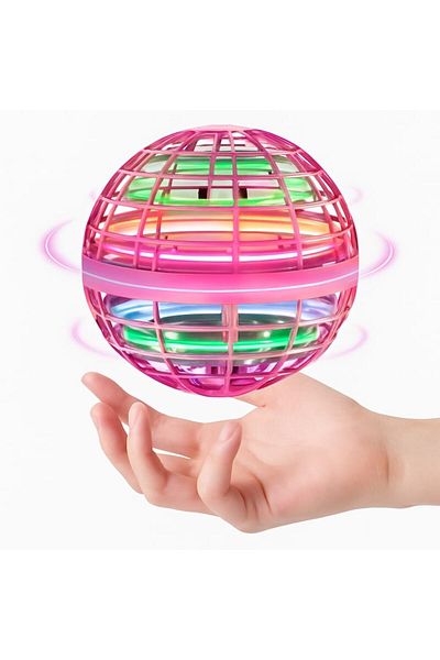 OEM Flying UFO spinner toy with smart sensors and LED, Blue