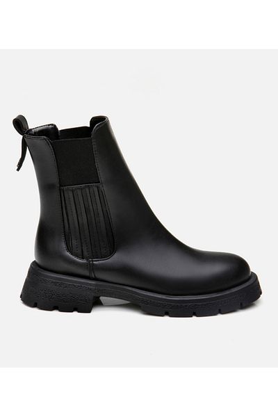 Hotiç Cizme plate negre de damă