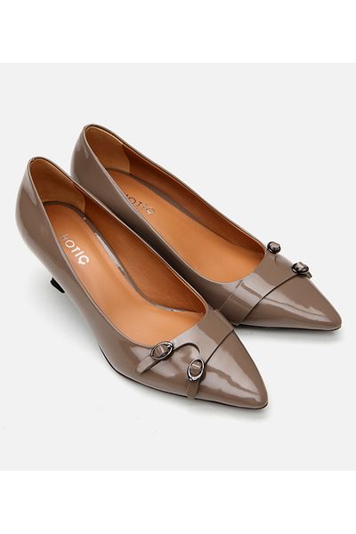 Hotiç Stiletto din piele de nurcă pentru femei