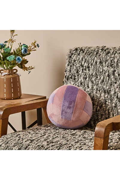 Evidea Soft Voleybol Topu Figürlü Yastık - Pembe / Eflatun - 20 cm