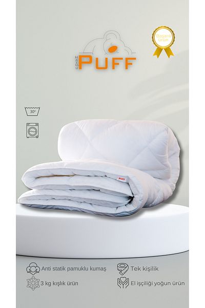 Hayo’u PUFF Single 3.2kg Microgel Thick Winter Quilt High Quality Cotton Fabric