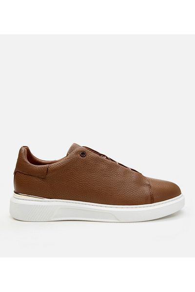 Hotiç Pantofi casual pentru bărbați din nuc - piele naturală