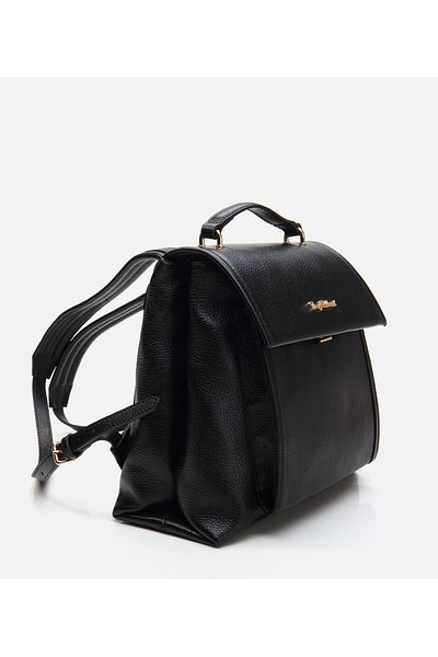 Hotiç Women's Leather Black Backpack