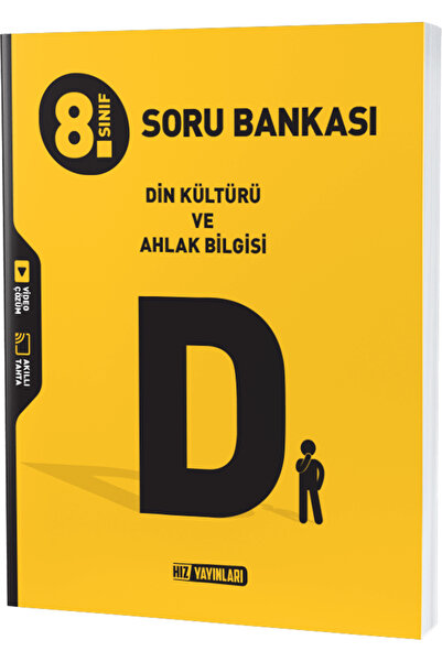 Hız Yayınları Yayınları 8. Sınıf Din Kültürü Ve Ahlak Bilgisi Soru Bankası (9...