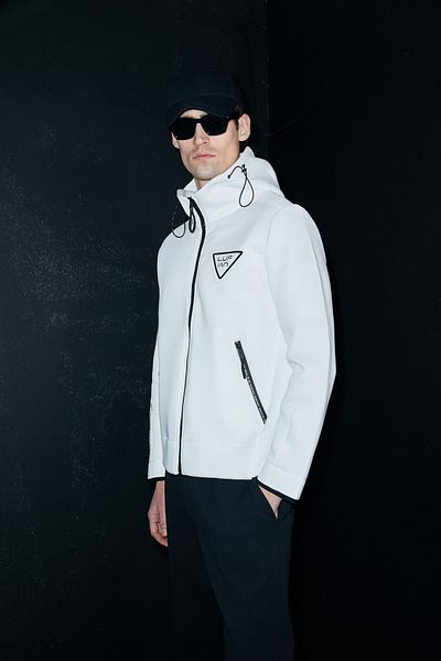 Lufian Ασπρόμαυρο μπλουζάκι Deep Sweatshirt