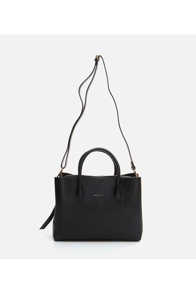 Hotiç Black Genuine Leather Women's Bag