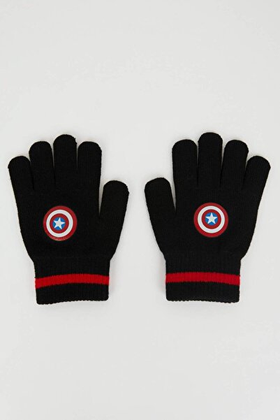 DeFacto Marvel bedruckte Strickhandschuhe für Jungen C8576A824WN