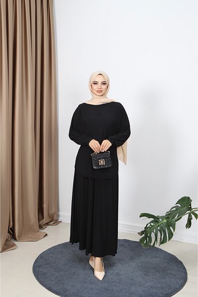 NİSUM MODA Comfortable Sandy Skirt Suit
