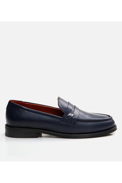 Hotiç Loafer de damă din piele bleumarin