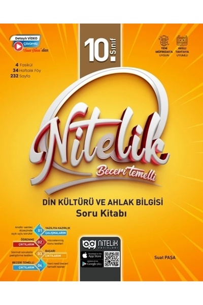 10. Sınıf Beceri Temelli Din Kültürü ve Ahlak Bilgisi Soru Kitabı / 9786052724460