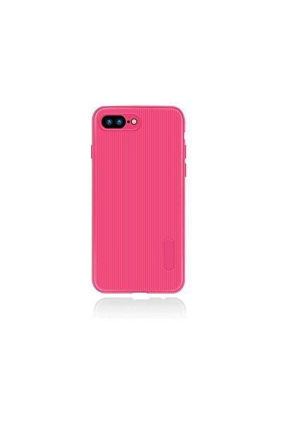 ZM STORE Apple Iphone 7 Plus / 8 Plus Uyumlu Pembe Kılıf Zore Tio Silikon Kapak