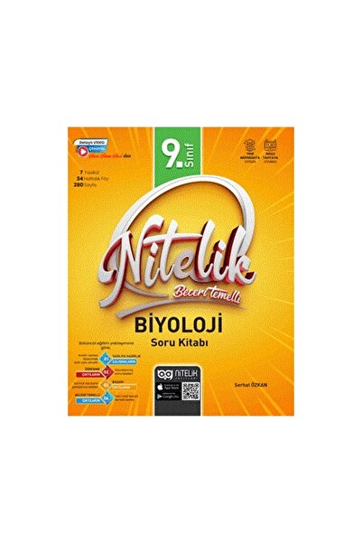 Nitelik Yayınları Nitelik 9.Sınıf Biyoloji Soru Bankası - Yeni Müfredat- Nite...