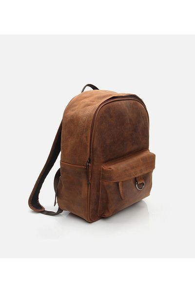 Hotiç Genuine Leather Tan Men's Bag