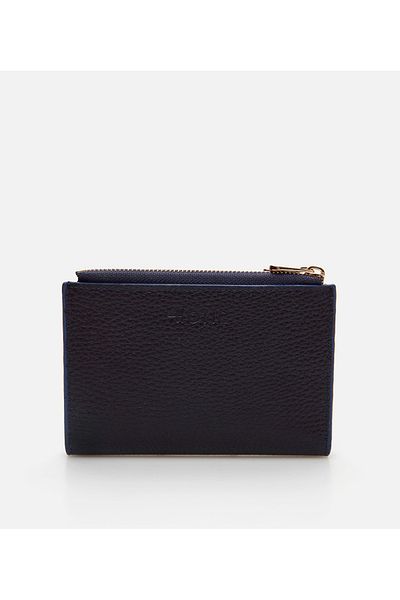 Hotiç Women's Leather Navy Blue Wallet