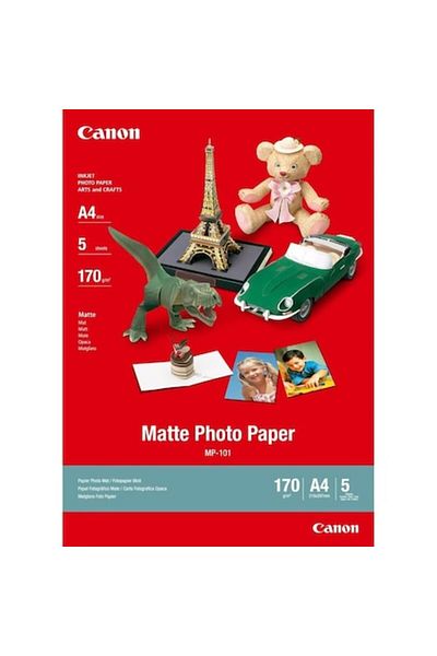 Canon Hârtie foto mată Pixma MP-101, A4, 170 g/m², 5 coli