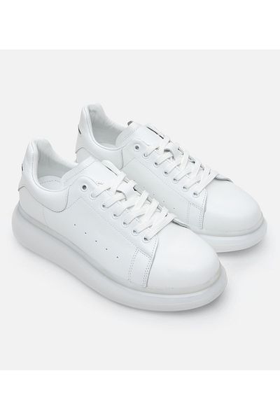 Hotiç Pantofi casual alb din piele pentru bărbați