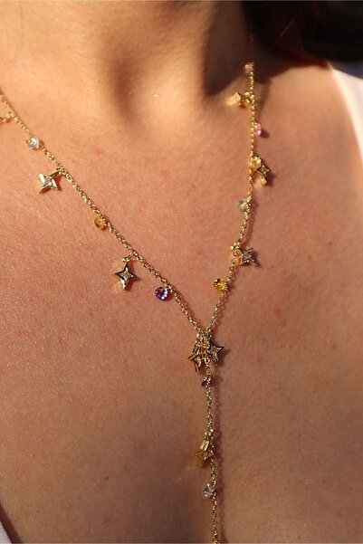 LUMİTO Lumito Rana Yıldız Renkli Kolye