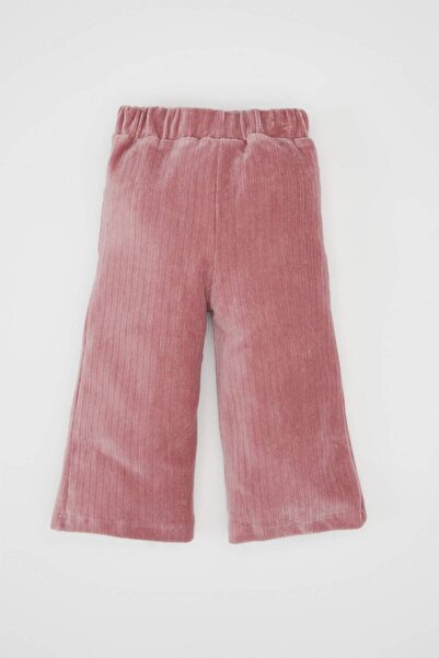DeFacto Baby Girl Elastic Waist Corduroy Trousers D4996A524Wn