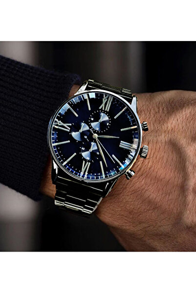 Tulpar Noble Black Color Steel Cord Sports Men's Wristwatch with Bracelet Gift