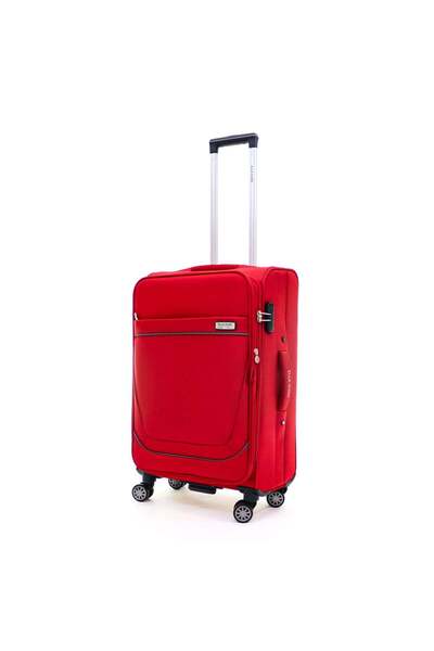 Ella Icon Troler Petra Textil Rosu 69x41x28 cm