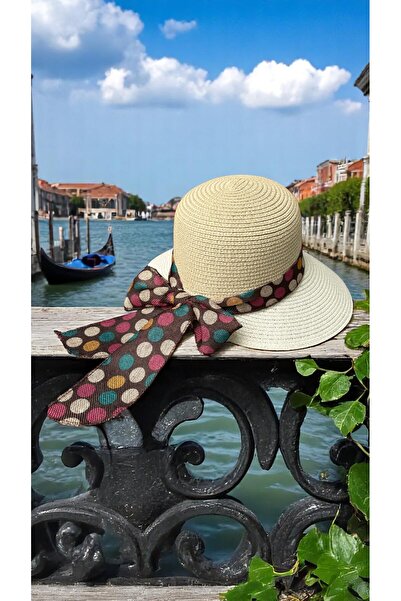 Deeplively قبعة نسائية من القش للشاطئ صيفية ذات جودة عالية - قابلة للطي - قاب...