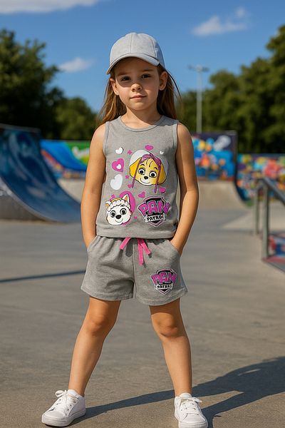 Neefy 2025 Summer New Season 3 Sets 6 Pieces Printed First Quality Athlete Combed Cotton Set