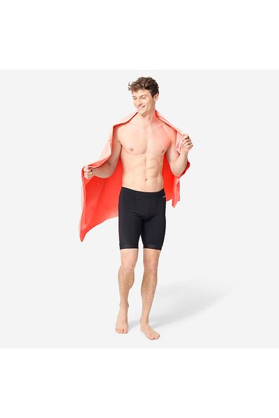Decathlon Nabaiji Микрофибър кърпа - L за момчета - Коралово червено - 80 × 130 cm