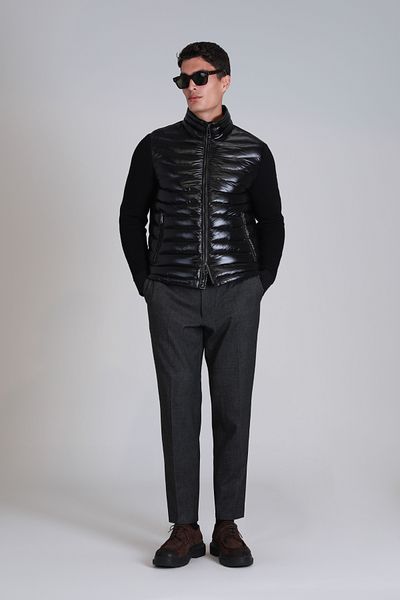 Lufian Palton pentru bărbați Glenn Goose Feather, negru