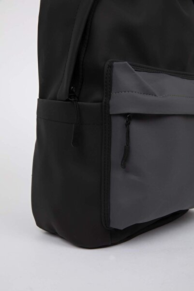 DeFacto Men's Faux Leather Backpack E0690Axns