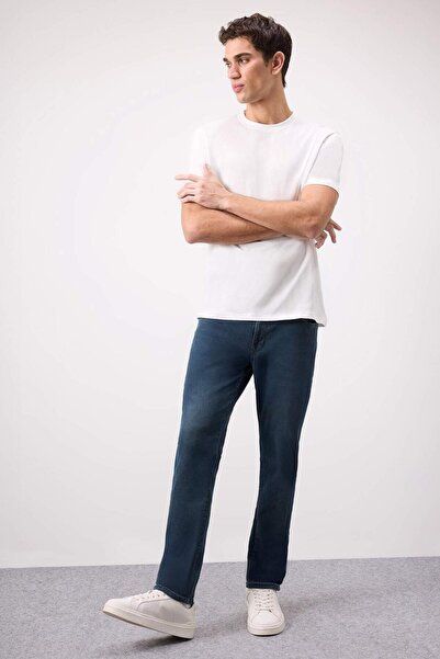 DeFacto Pedro Slim Fit - Skinny Fit κανονικό τζιν παντελόνι μέσης C5682AX24AU