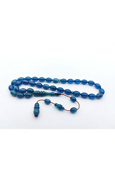 İskeçe Tesbih Ahmet Eryılmaz Usta - 0,6 Delim, 3 Strat Lustruit, Chihlimbar d...