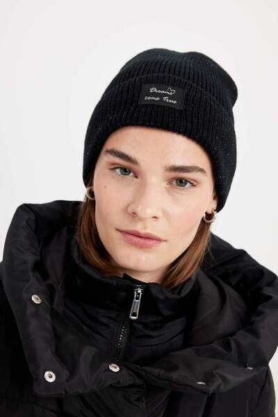 DeFacto Women's Woven Label Beret A5637Ax24Wn