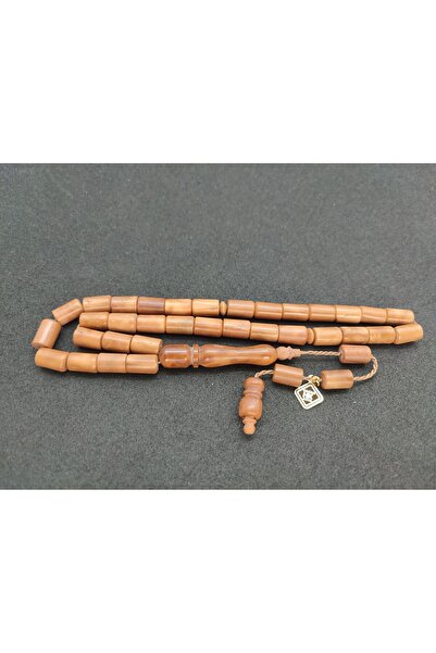 İskeçe Tesbih Hakan Kaya Usta Eseri Lifli Kesme Natural Kuka Sertifikalı 7720