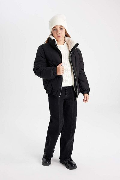 DeFacto Girl's Plush Lining Inflatable Jacket 3137912