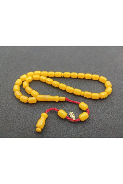 İskeçe Tesbih Muhammed Dabbas Usta Eseri Günümüz Osmanlı Sıkma Kehribarı Sert...