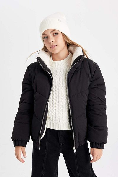 DeFacto Girl's Plush Lining Inflatable Jacket 3137912