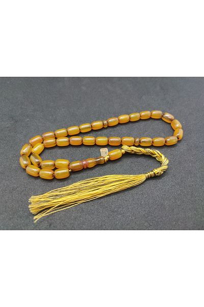 İskeçe Exclusive Osama Omari Master Artifact 50 de ani Roșu Imame Inclined German Faturan Tasbih Certified 8013