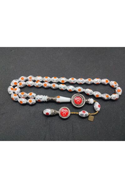 İskeçe Tesbih Încheietorul Cemil Master Artifact Imame Silver Nakkaş Emaillat...