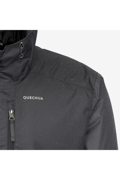 Decathlon Quechua Erkek Outdoor Su Geçirmez Kar Montu/Kışlık Mont - Siyah - NH500 -10 °C