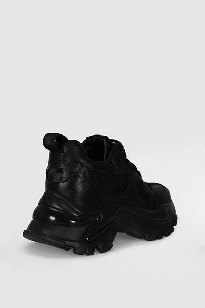 Lufian Black Bloom Women's Sneakers