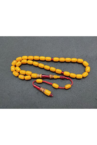 İskeçe Tesbih Emine Reşvani Шедьовър İmame Hitame Изцеден кехлибар 7380