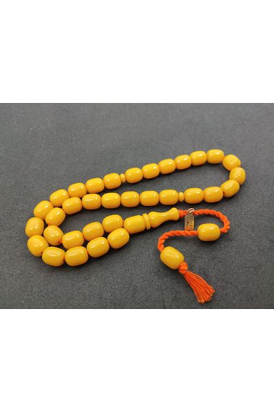 İskeçe Exclusive Osama Omari Master Artifact 50 de ani Roșu Imame Inclined German Faturan Tasbih Certified 7791